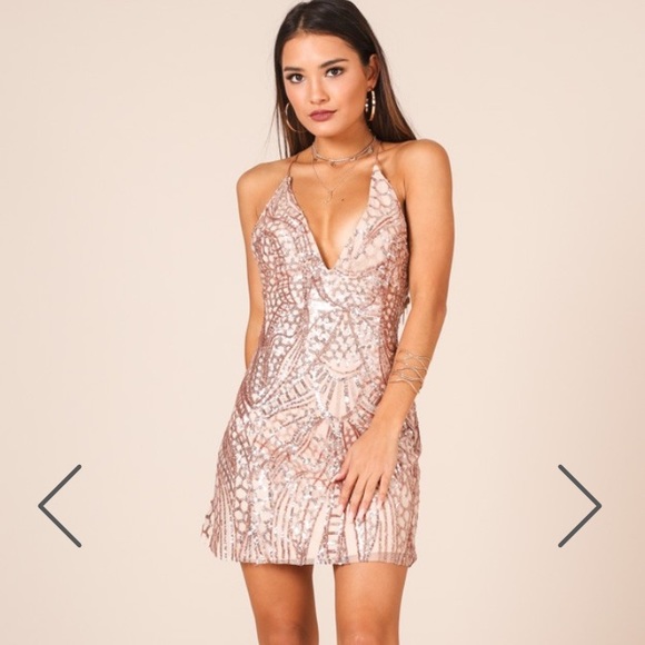 showpo sparkly dress